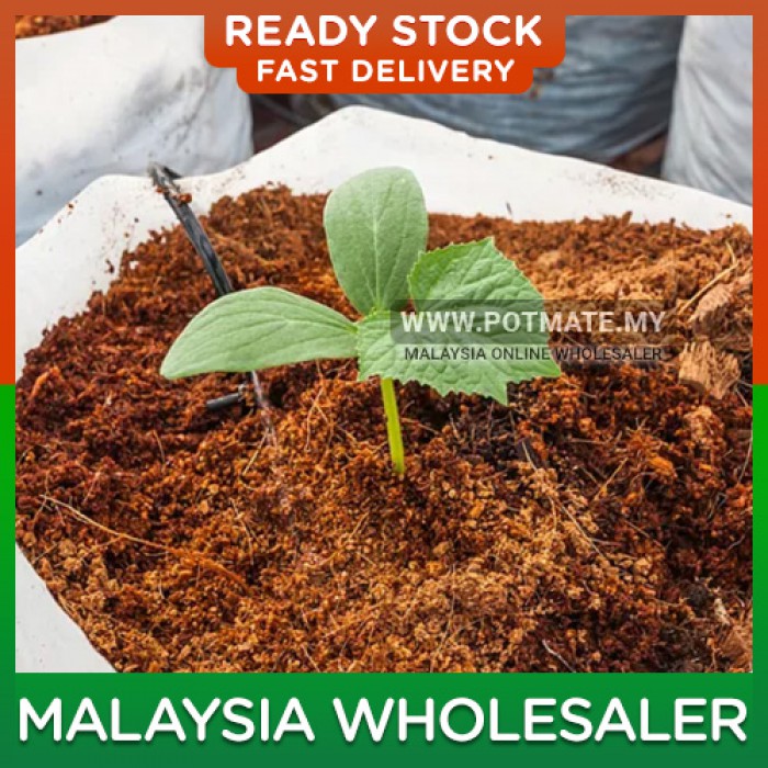 Cocopeat Coco Peat Soil Fertilizer Sabut Kelapa Halus Kualiti Terbaik Pek Pack 500g