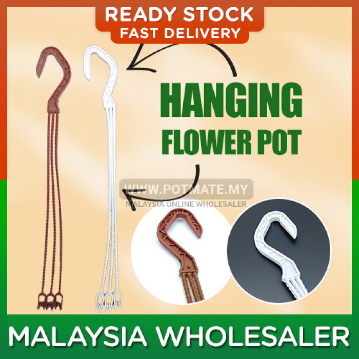 Plastic Flower Pot Hanger Plant Hanging Tali Pasu Gantung Gardening Pots Deco Tools