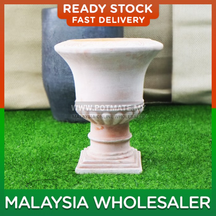 34cm - Terracotta Wine Pot Shape Flower Pot Indoor Outdoor Garden Landscape Decoration