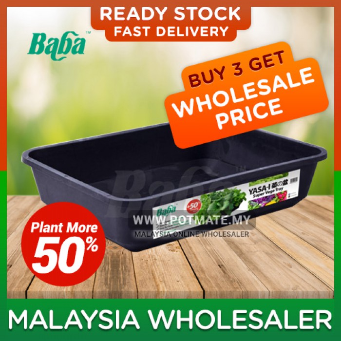 Baba Yasa-i Super Vege Tray YSVT Soil Home-Friendly Planting Tanaman Sayur Gardening Save Space Resuable & Durable